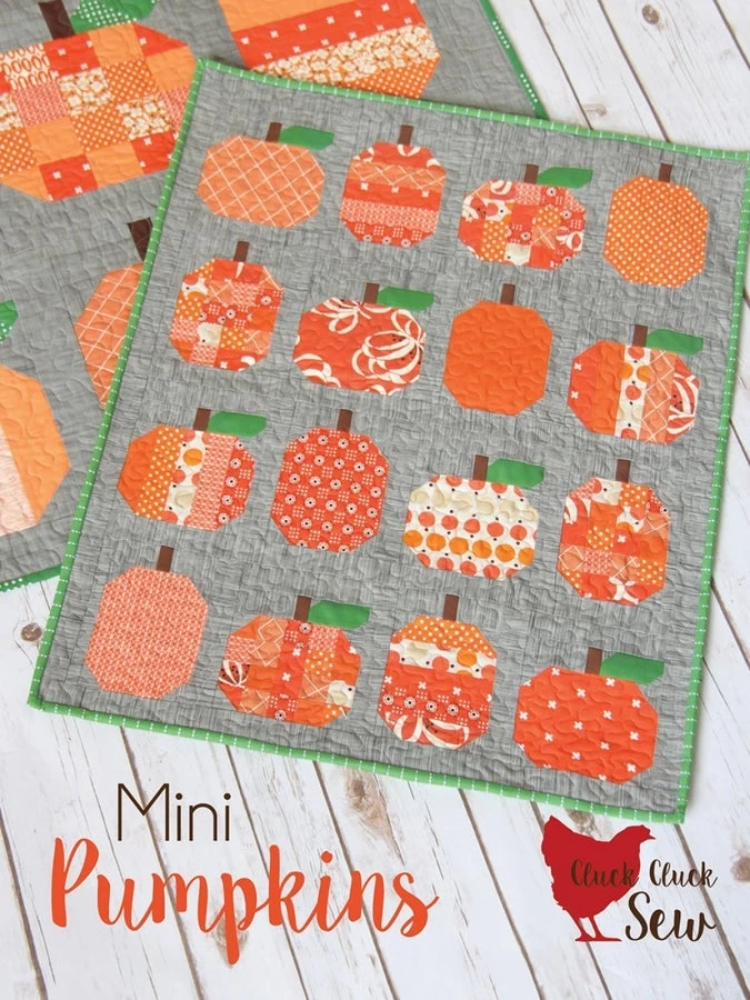 Mini Pumpkins Quilt Pattern 3 Mini Pumpkins Quilt Pattern