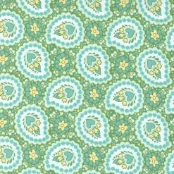 Sunflowers In My Heart By Kate Spain For Moda - Shamrock - 27323 14 - Sold By The 1/2 Yard
