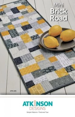 Mini Brick Road Quilt Pattern