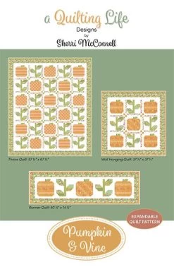 Pumpkin & Vine Pattern From A Quilting Life (Printed Pattern)