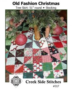 Old Fashion Tree Skirt Quilt Pattern