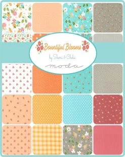 Shoo Fly Mystery Lap Quilt Kit Featuring Bountiful Blooms By Sheri & Chelsi For Moda