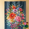 Embroidery Flower Quilt Kit Featuring Tilda Solid Basics 2 Embroidery Flower Quilt Kit Featuring Tilda Solid Basics -Bella Rose Quilts EmbroideryFlower1