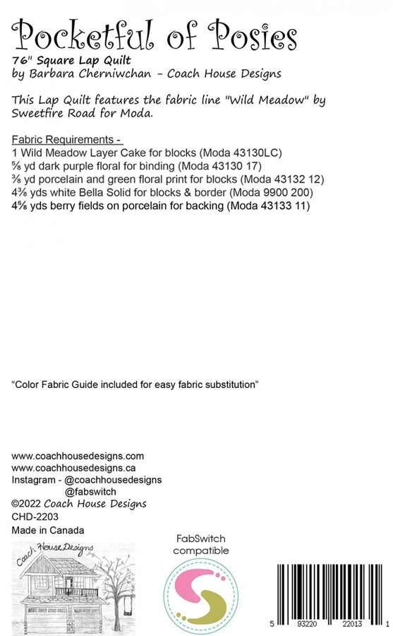 Pocketful Of Posies Quilt Pattern 4 Pocketful Of Posies Quilt Pattern - Image 2