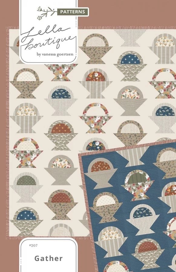 Gather Quilt Pattern By Lella Boutique (Printer Pattern) 3 Gather Quilt Pattern By Lella Boutique (Printer Pattern)