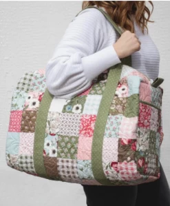 Patchwork Duffle Kit Featuring Lovestruck By Lella Boutique For Moda