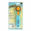 Olfa Splash 45mm Rotary Cutter ~ Aqua -Bella Rose Quilts RTY2C