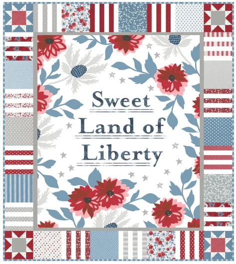 Sweet Land Quilt Kit Featuring Old Glory By Lella Boutique For Moda 3 Sweet Land Quilt Kit Featuring Old Glory By Lella Boutique For Moda