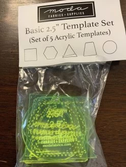 Basic 2.5” Template Set