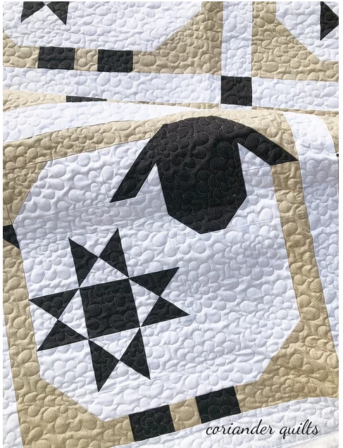 Wooly Stars Quilt Kit By Corey Yoder Of Coriander Quilts Using Coriander Seeds For Moda Fabrics 4 Wooly Stars Quilt Kit By Corey Yoder Of Coriander Quilts Using Coriander Seeds For Moda Fabrics - Image 2