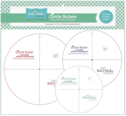 Lori Holt Circle Ruler Set ~ 8, 10 And 12"