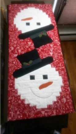 Snowman Runner Quilt Pattern
