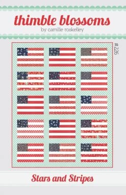 Stars & Stripes Quilt Pattern By Thimble Blossom (Printed Pattern)