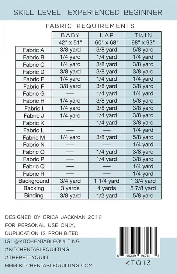 The Betty Quilt Pattern 4 The Betty Quilt Pattern - Image 2