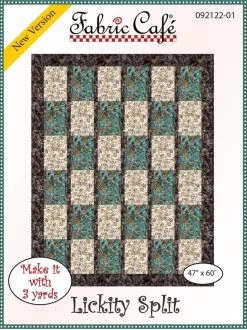 Lickity Split ~ 3 Yard Quilts By Fabric Cafe