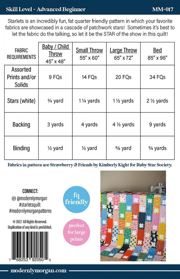 Starlets Quilt Pattern 4 Starlets Quilt Pattern - Image 2