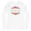 Bella Rose Quilts Signature Long Sleeve Tee -Bella Rose Quilts unisex long sleeve tee white front 67e5895f23f6b