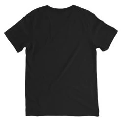 Bella Rose Quilts Signature Tee -Bella Rose Quilts unisex v neck tee black back 67e58e4e2dd3d