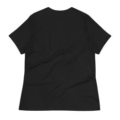 Bella Rose Quilts Signature Crew Neck Tee -Bella Rose Quilts womens relaxed t shirt black back 67e58aa1b26a5