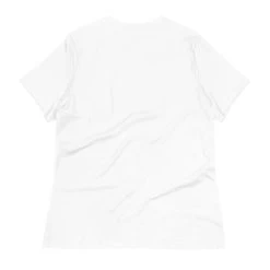 Bella Rose Quilts Signature Crew Neck Tee -Bella Rose Quilts womens relaxed t shirt white back 67e58aa1b91a6